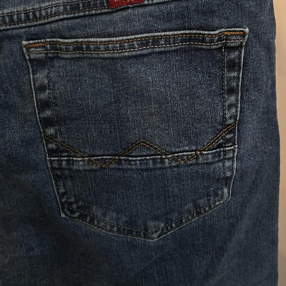 Wrangler Slim Straight Jeans, Medium Wash, 38x30 - Picture 4 of 6